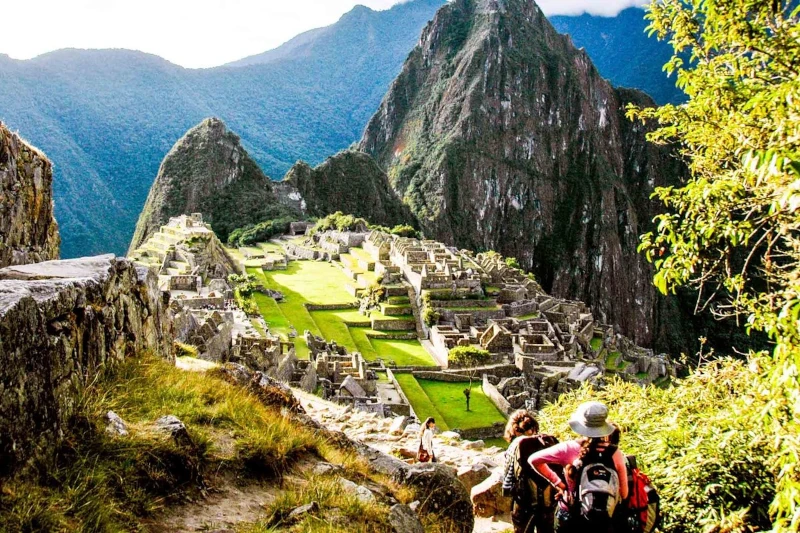 Andean houses in the mountains
